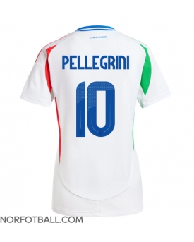 Billige Fotballdrakt Italia Lorenzo Pellegrini #10 Replika Bortedrakt Dame EM 2024 Kortermet